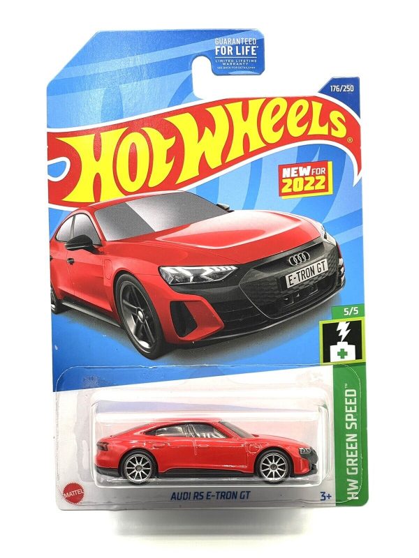 Audi RS E-Tron GT rød - Hot Wheels 1:64.