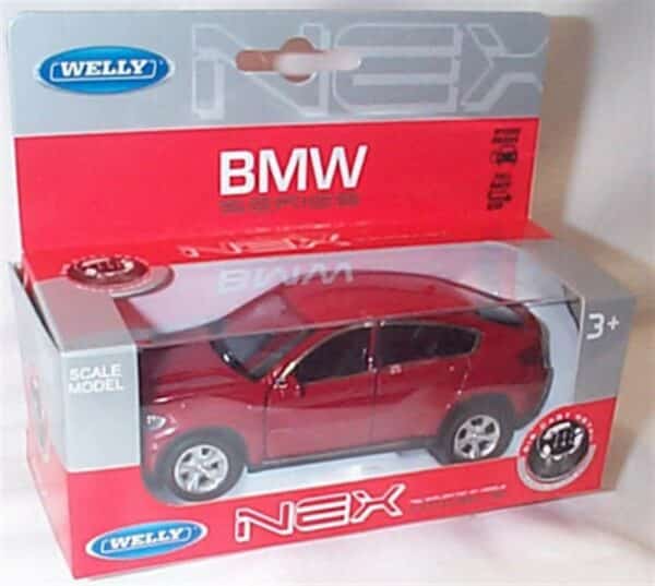 BMW X6 röd - skala 1:34-39 - Bild 2