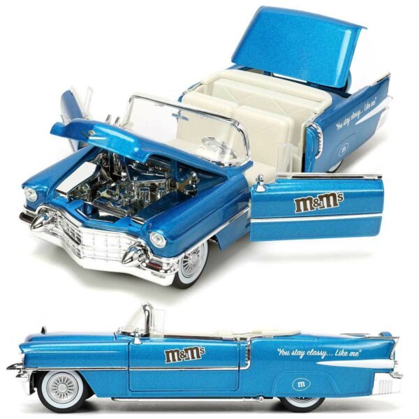 Cadillac Eldorado 1956 blau M &amp; M – Maßstab 1:24 – Bild 3