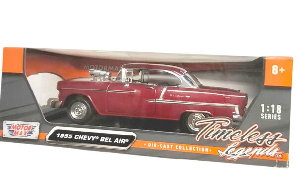 Chevrolet Bel Air 1955 Tuning - röd metallic - Bild 3