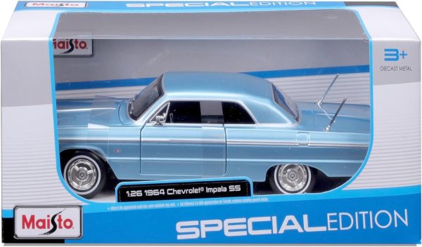 Chevrolet Impala SS 1964 blå - skala 1:24 - Bilde 3