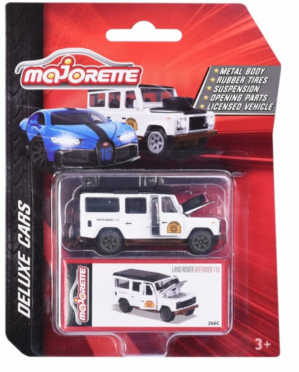 Land Rover Defender 110 white - Majorette 7.5 cm - Image 2