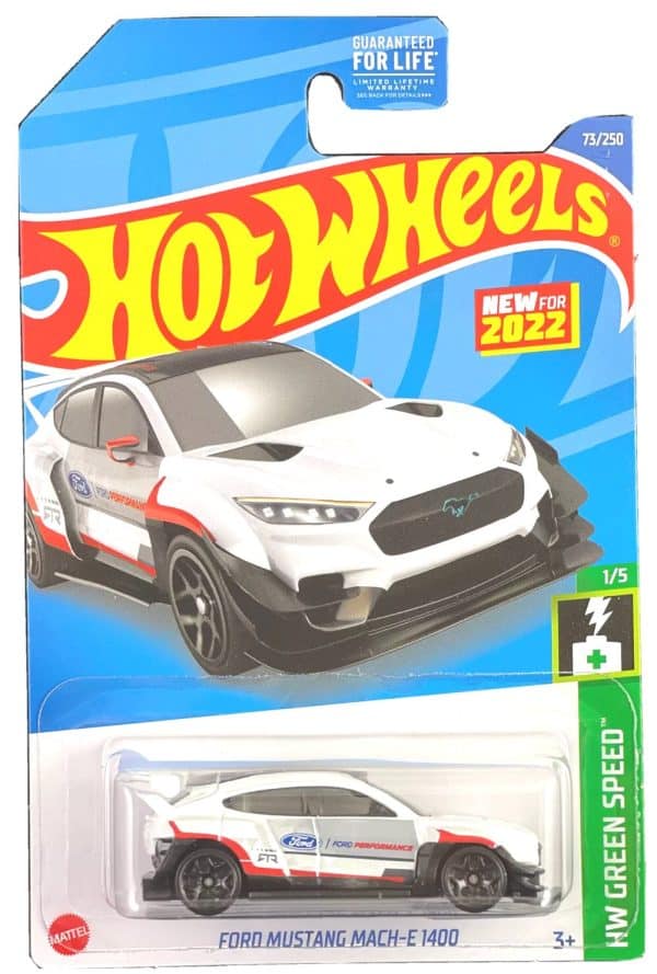 Ford Mustang Mach E-1400 vit - Hot Wheels 1:64