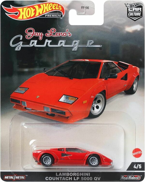 Lamborghini Countach LP 5000 QV rød - Hot Wheels 1:64