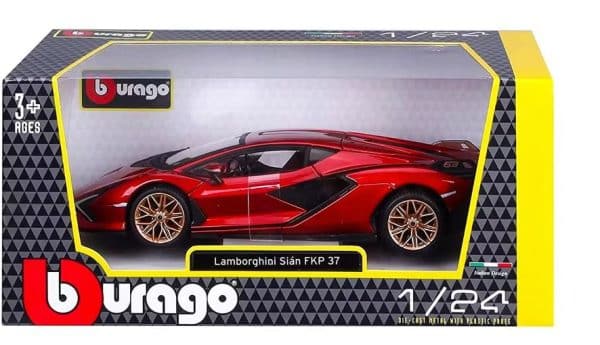 Lamborghini Sian FKP 37 red - scale 1:24 - Image 2