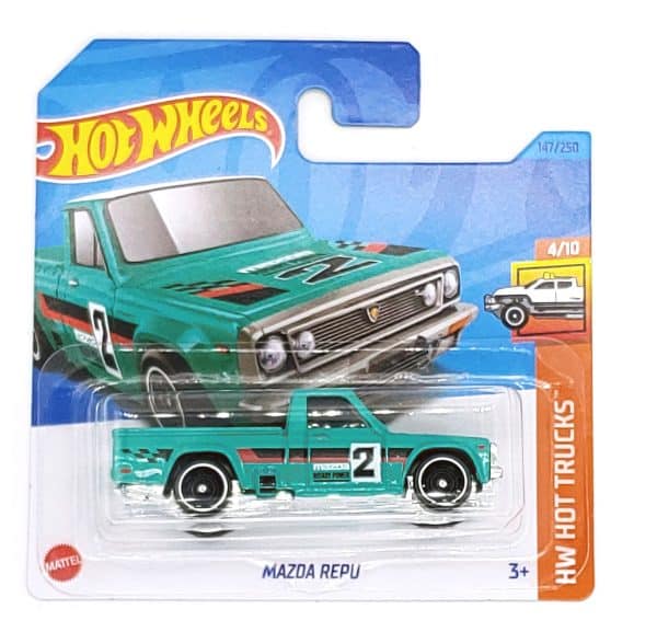 Mazda Repu green/blue - Hot Wheels 1:64