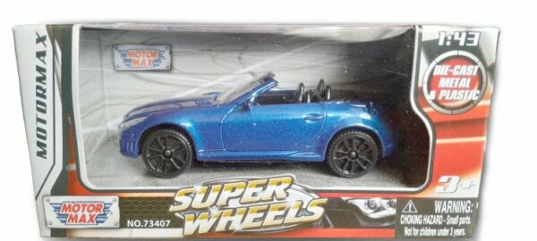 Mercedes SLK55 AMG 2005 blå - skala 1:43 - Bilde 2