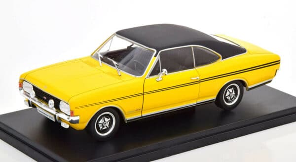 Opel Commodore A GS/E 1970 gul/svart - skala 1:24 - Bilde 3