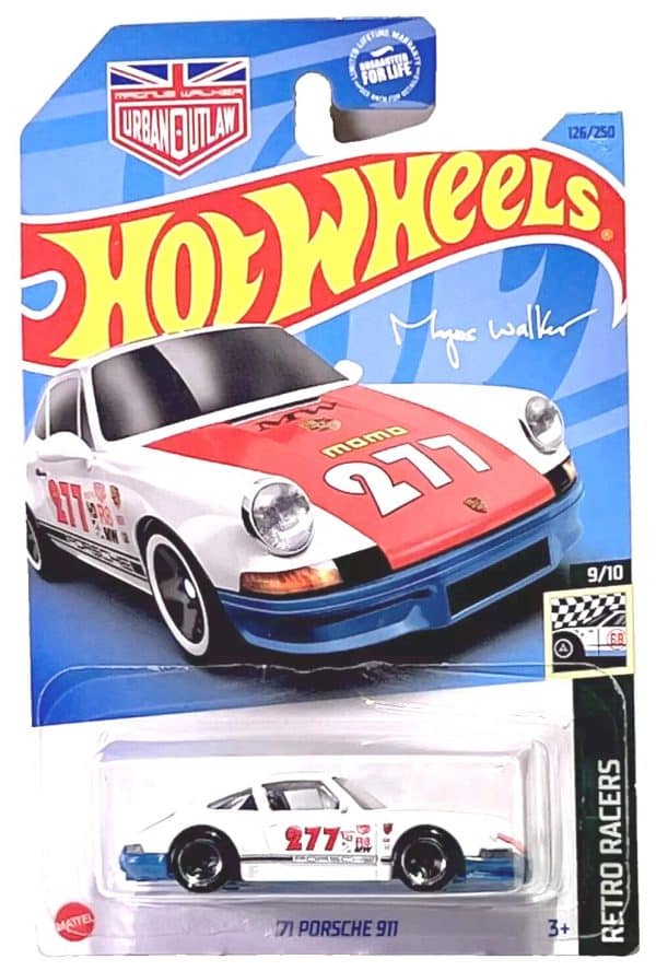 Porsche 911 1971 white/red - Hot Wheels 1:64