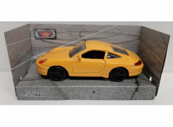 Porsche 911 Carrera gul - skala 1:43 - Bilde 2