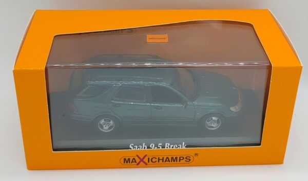 Saab 9-5 Estate 1999 mørkegrøn - skala 1:43 - Billede 2