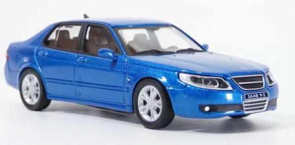 Saab 9-5 Aero 1998 blå - skala 1:43 - Bild 2