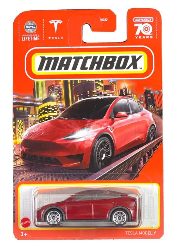 Tesla Model Y red - Matchbox 1:64