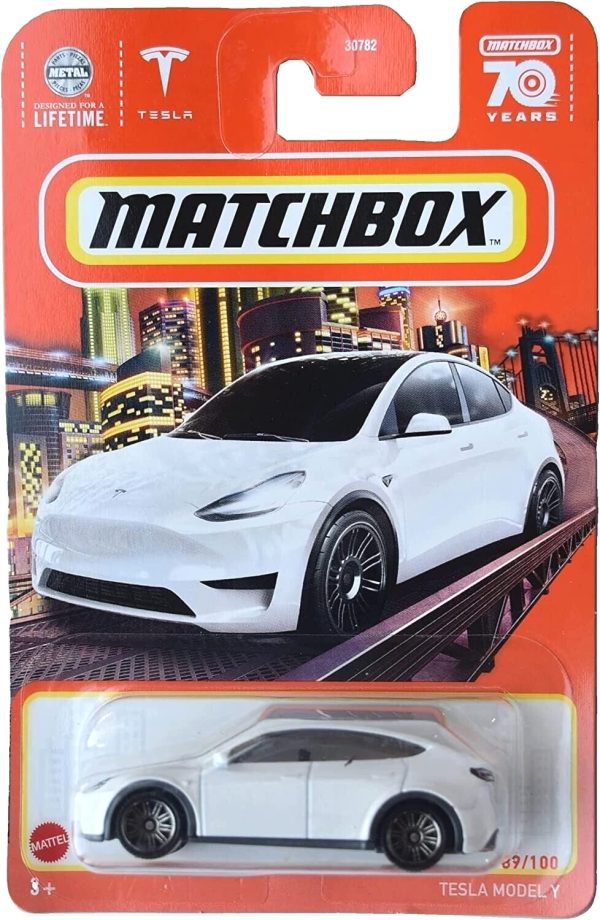 Tesla Model Y valkoinen - Matchbox 1:64