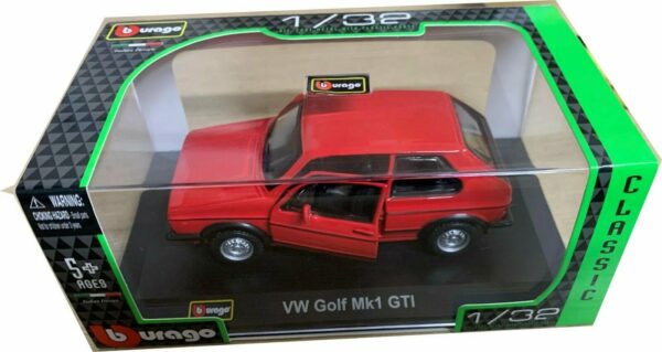 VW Golf Mk1 GTI 1979 rød - skala 1:32 - Bilde 2