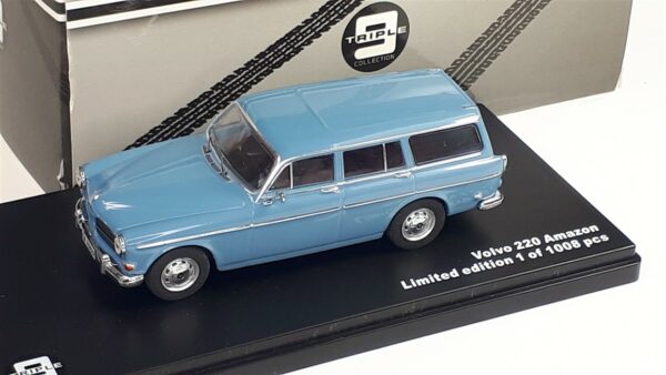 Volvo 220 Amazon blå 1966 - målestok 1:43 - Billede 2