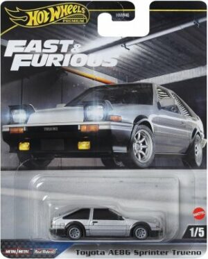 Toyota AE86 Sprinter Trueno hopea F&amp;F - Hot Wheels 1:64