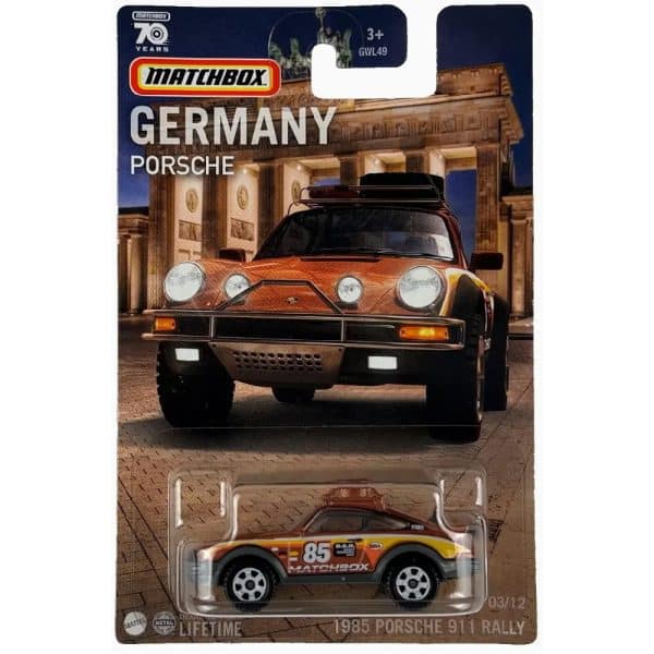 Porsche 911 Rally 1985 - Matchbox 1:64