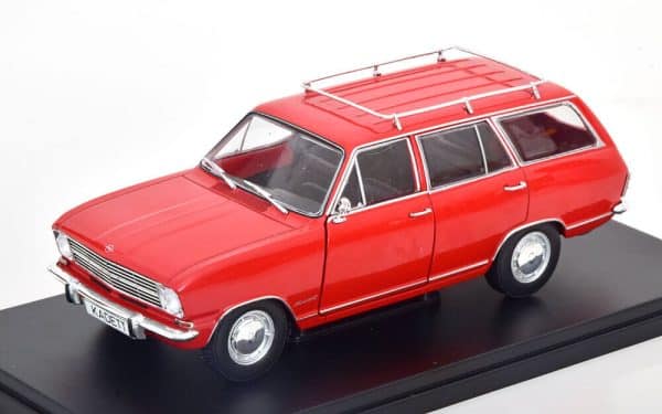Opel Kadett B Caravan 1965 röd - skala 1:24