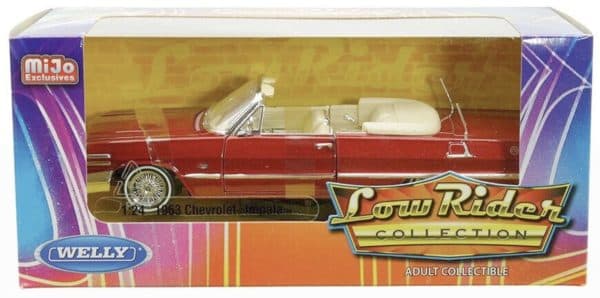 Chevrolet Impala Conv. 1963 roter Low Rider – Maßstab 1:24 – Bild 2