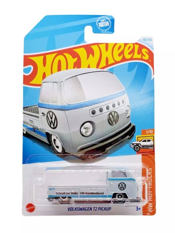 VW T2 Pickup silver/blå - Hot Wheels 1:64