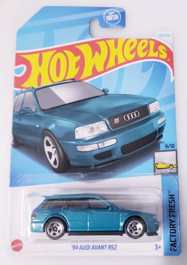 Audi RS 2 Avant 1994 blå/grøn - Hot Wheels 1:64