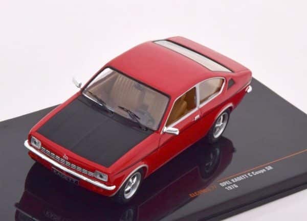 Opel Kadett C Coupe SR 1976 rød - skala 1:43