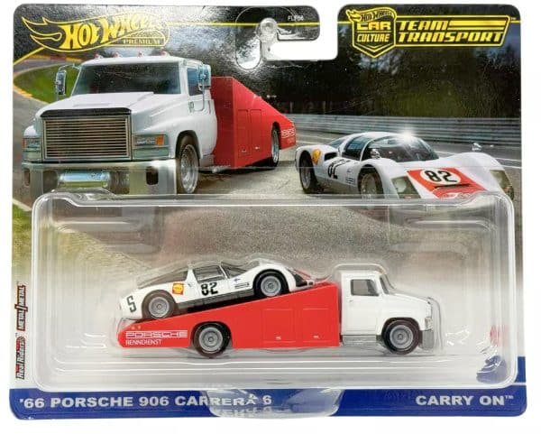 Porsche 906 Carrera 6 1966, Carry On - Hot Wheels 1:64