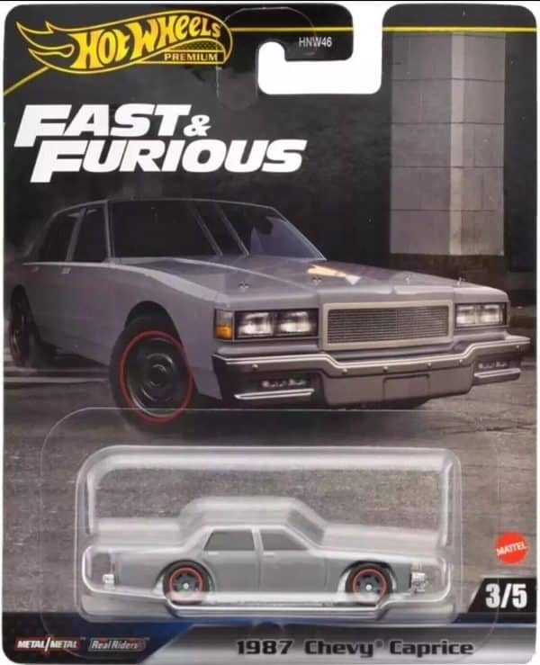 Chevrolet Caprice 1986 silver F&F - Hot Wheels 1:64