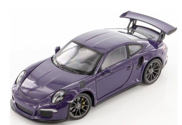 Porsche 911 (991) GT3 RS 2015 lilla - skala 1:24