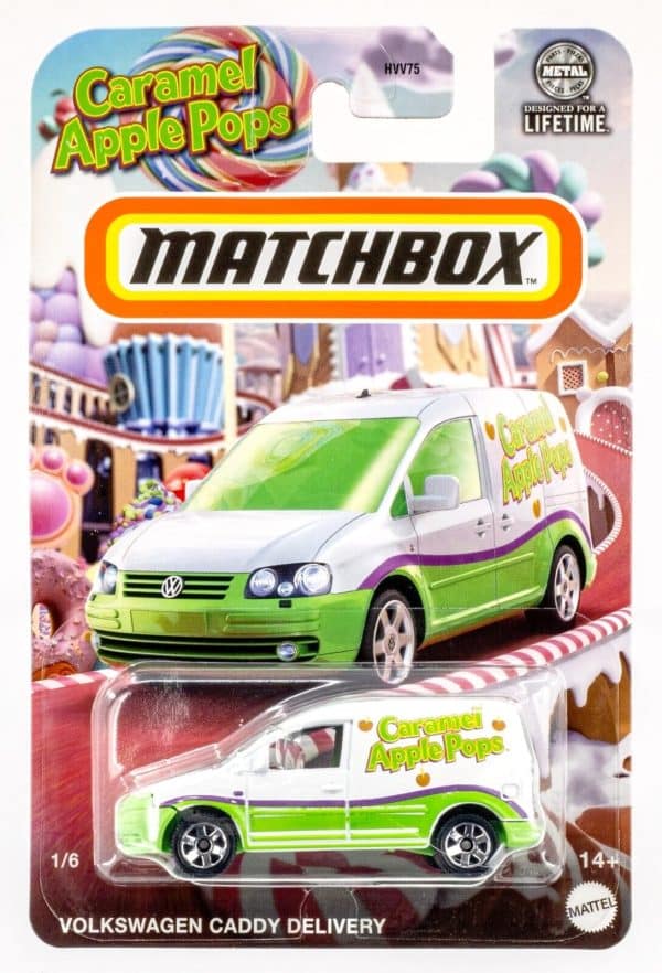 VW Caddy Delivery "Apple pops" - Matchbox 1:64 Candy series