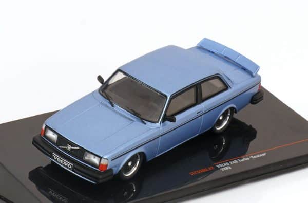 Volvo 240 Turbo Custom 1983 blue - scale 1:43