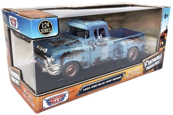 GMC Chip Pickup 1955 Weathered Treasure - Skala 1:24