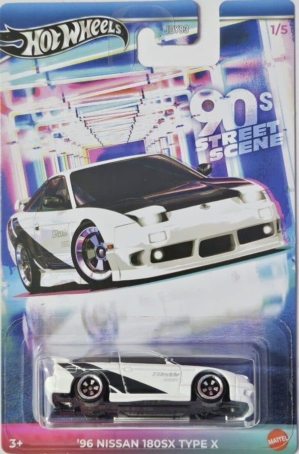 Nissan 180SX Type X 1996 90s Street Scene - Hot Wheels 1:64