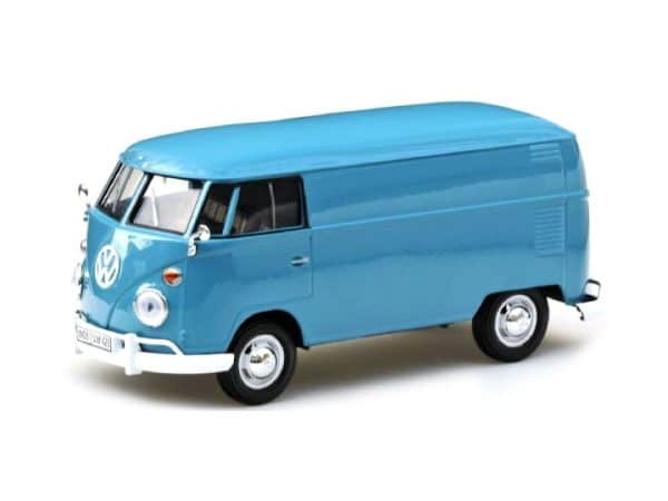 VW T1 Type 2 Varebil 1962 blå - Skala 1:24