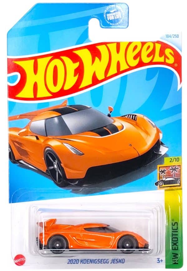 Koenigsegg Jesko 2020 oransje - Hot Wheels 1:64