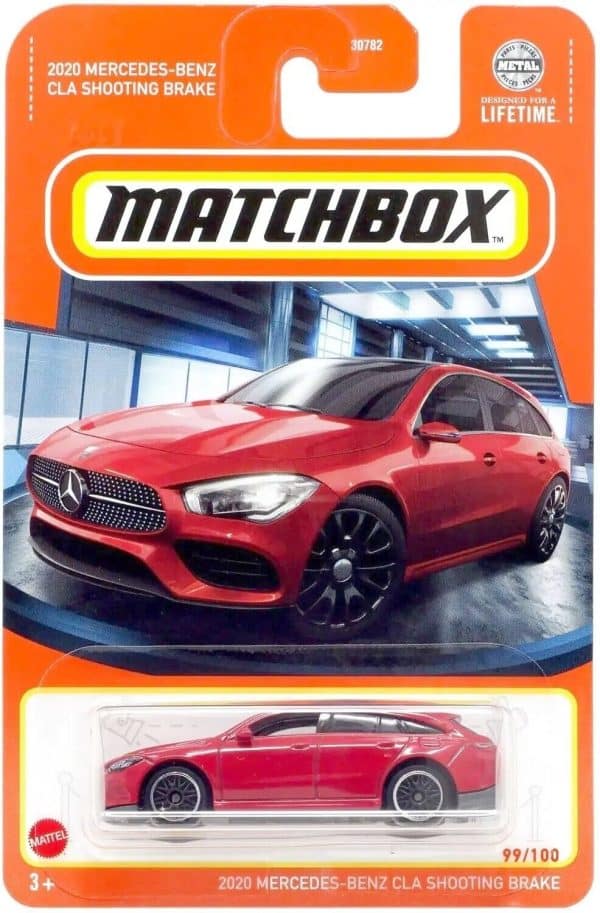 Mercedes Benz CLA Shooting Brake 2020 rød - Matchbox 1:64