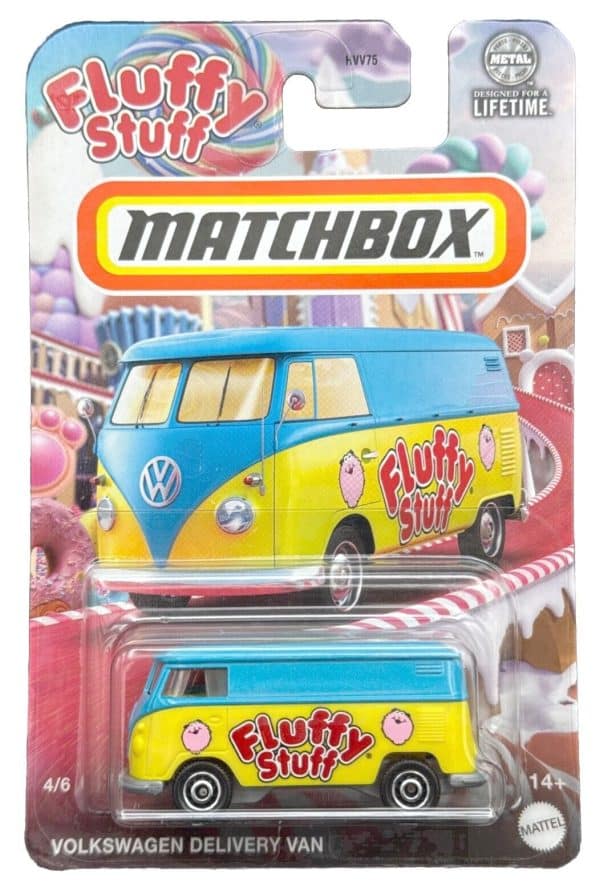 VW Delivery Van "Fluffy Stuff" - Matchbox 1:64 Candy series