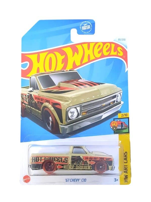 Chevrolet C10 1967 brun - Hot Wheels