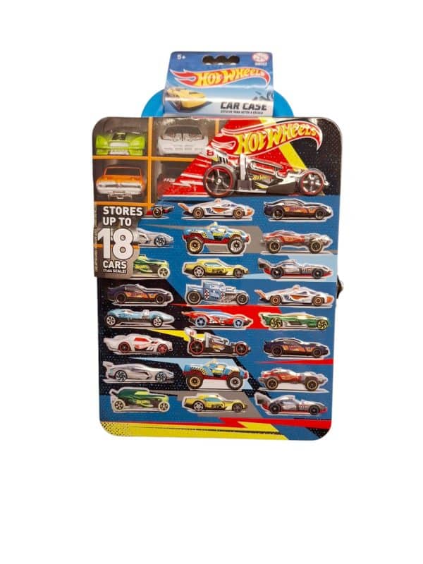 Hot Wheels Car Case/Bag 18 Metal Blue - Hot Wheels