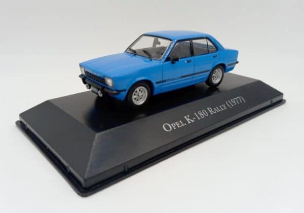 Opel K -180 Rally 1977 Blå - skala 1:43