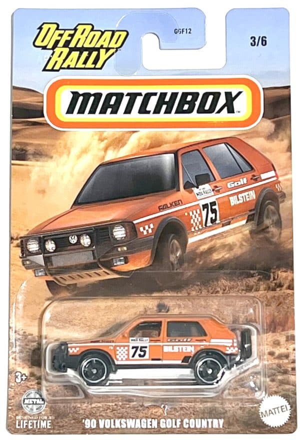 VW Golf Country 1990 Rally - Matchbox 1:64